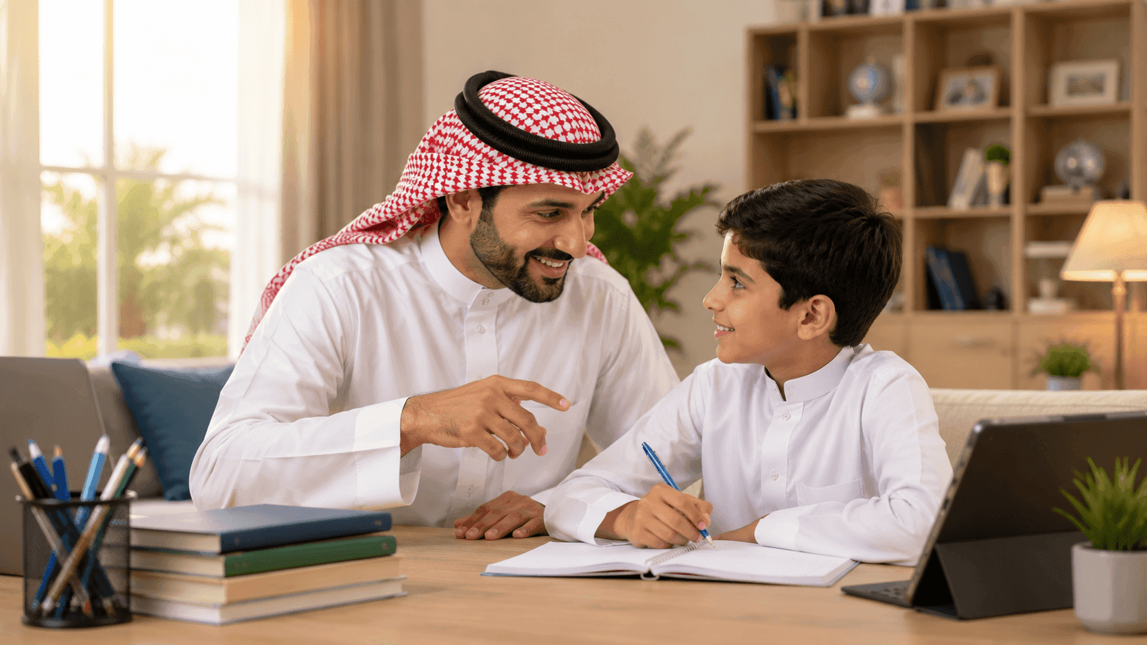 كيف تساعد ابنك على النجاح في الدراسة والاستفادة من الإجازة؟